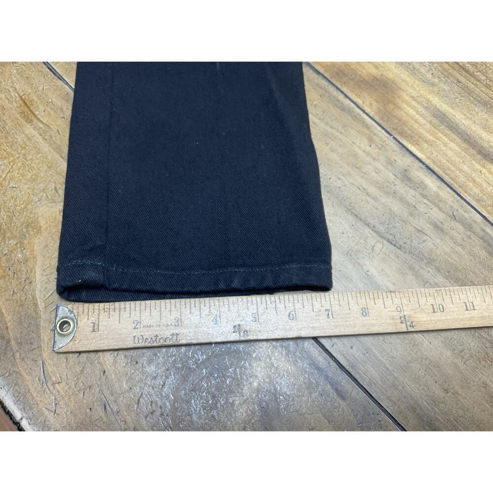Vintage Rockies Western Mom High-waisted Bare Back Studded Black Jeans-7/8 XLong - Picture 9 of 10